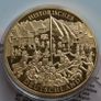 24 Karat Gold plated Proof Hambacher Festival 1832 German national democratic festival Image 2