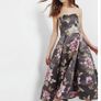 Ted Baker Bernica Floral Jacquard Full Midi Dress Gunmetal! Image 4