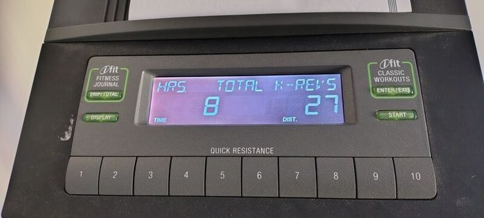 Eleptical exercise machine
