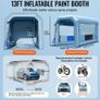 Inflatable Paint Booth, 13.1 x 9.8 x 9 ft/4 x 3 x 2.7 m Inflatable Spray Booth, with 750W Powerful Blower and Air Filter System, Image 4