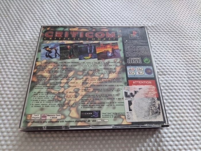 Criticom Critical Combate  PlayStation1 Ps1 PlayStation2 Ps2 Games Original