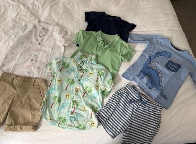Boys summer clothes size 2-3 years