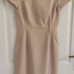L.K. Bennett London Powder Pink Fitted Midi Dress