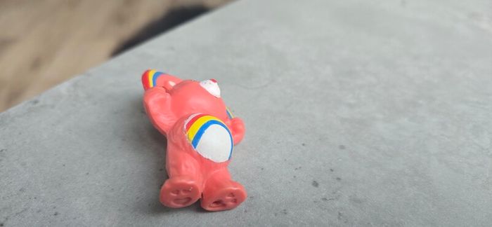 Cheer Rainbow Bear Carebear Mini Figure 1983-1984 Kenner A.G.C.