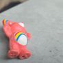Cheer Rainbow Bear Carebear Mini Figure 1983-1984 Kenner A.G.C. Image 3