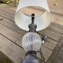 wood/glass lamp Image 3