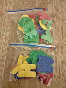 Foam letters - FREE