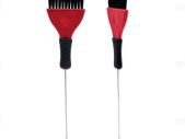 Hair Dye / Tint / Bleach / Colouring Brush with Metal Tail Pin - Red