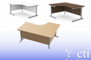 1600mm New Radial Office Desks - Order Now!