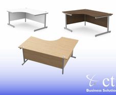 1600mm New Radial Office Desks - Order Now!