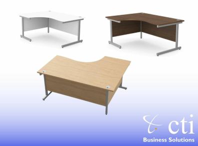 1600mm New Radial Office Desks - Order Now!