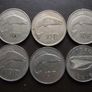 10 Irish Ten pence coins (1969-1980) Image 5