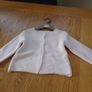 White Baby Cardigan for Sale Image 3