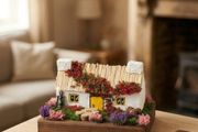 Handcrafted tiny wooden cottage