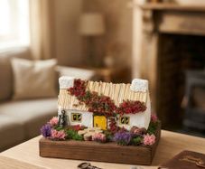 Handcrafted tiny wooden cottage