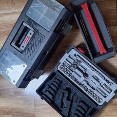 Tool Storage Box Set with Assorted Tools