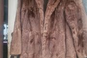 Vintage ladies brown musquash fur jacket