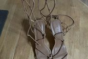 Mango strap high heel sandals