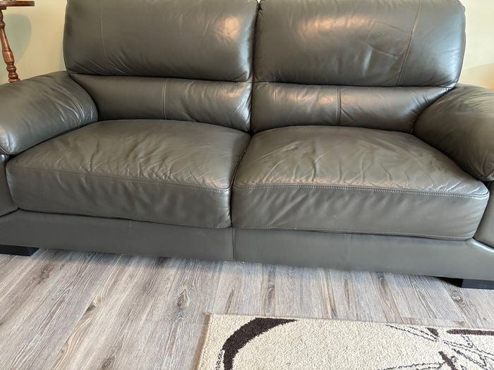 Couch - leather sofa