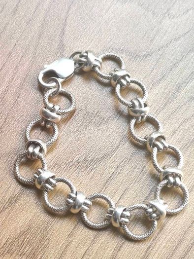 Sterling silver vintage ladies bracelet