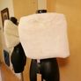 Women's Ivory luxurious Faux Fur Wrap NWT Image 5