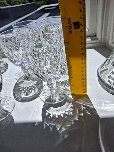 Waterford Crystal Boyne Pattern Water Glasses x 6