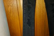 Black denim jeans