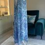 Ladies Blue & White Spaghetti Strap Long Summer / Beach Dress.  Size UK 20-22/ EU 48-50 Image 7
