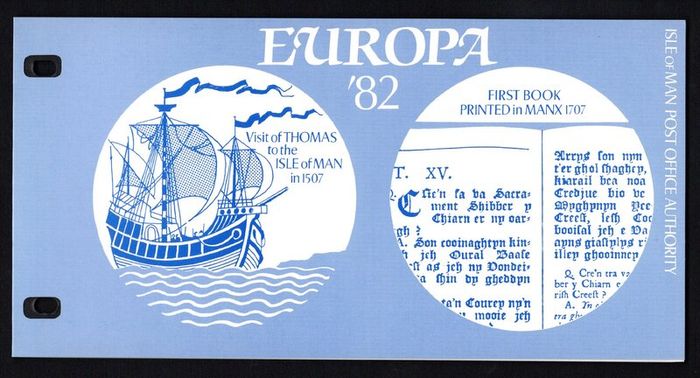 1982 Isle of Man Europa Historic Events Commemorative Stamp Presentation Pack