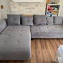 Spacious L-Shape Sofa Bed in Grey Image 3