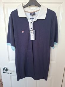 NWT Cutter & Buck Navy  Men's Polo Shirt