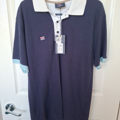 NWT Cutter & Buck Navy  Men's Polo Shirt