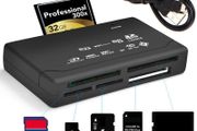 USB 2.0 Memory Card Reader Multi Slot SD MicroSD CF MS Adapter