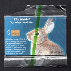 2001 Gibraltar 20 unit Wildlife of Gibraltar  Rabbit (Siemens - S5 (Module 33)) Phonecard New in Packaging