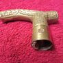 Vintage Brass Walking Stick Handle Image 3
