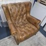 Classic Chesterfield Wingback Armchair Image 7