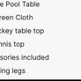 7ft Pool table Image 4