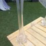 11 Art Noveau glass stem vases, bought in Vienna 70s, D18 Image 2