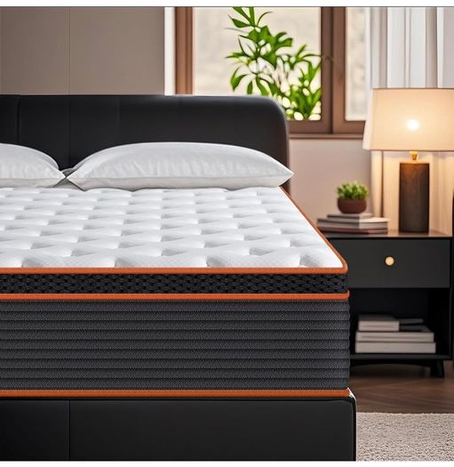 5FT King Size Mattress 9.1 Inch, Hybrid Gel Memory Foam, Individually Pocket Sprungs Medium Firm 7 Zone Orthopedic Mattress Kingsize for Back Pain Relief