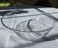 Vintage cut glass bowl