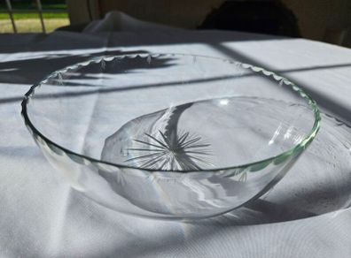 Vintage cut glass bowl