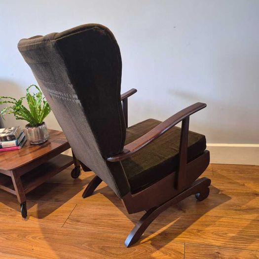Vintage 1960s Mid-Century Mid-Century Platform Rocker
