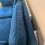 3-Seater Navy Velvet Sofa Image 4