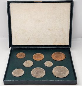 Ireland 1949 1951 1952 1953 Coin Set Half Crown to Farthing Superb Condition Coins!!