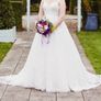 Size 12 Wedding dress with storage box Image 2