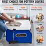 Pottery Wheel 11 in Clay Wheel Forming Machine, 60-300 RPM Adjustable Speed with Handle and Pedal Control, ABS Detachable Basin, Accessory Kit for Adults and Beginners 450W Image 2