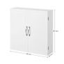 Bathroom Wall Cabinet with 2 Doors Image 4