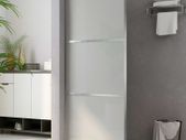 Walk-in Shower Wall with Whole Frosted ESG Glass 80x195 cm
