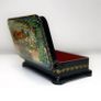 Fedoskino Russia Hand Painted Lacquer Box - Troika Image 4
