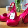 red platform shoes Image 4